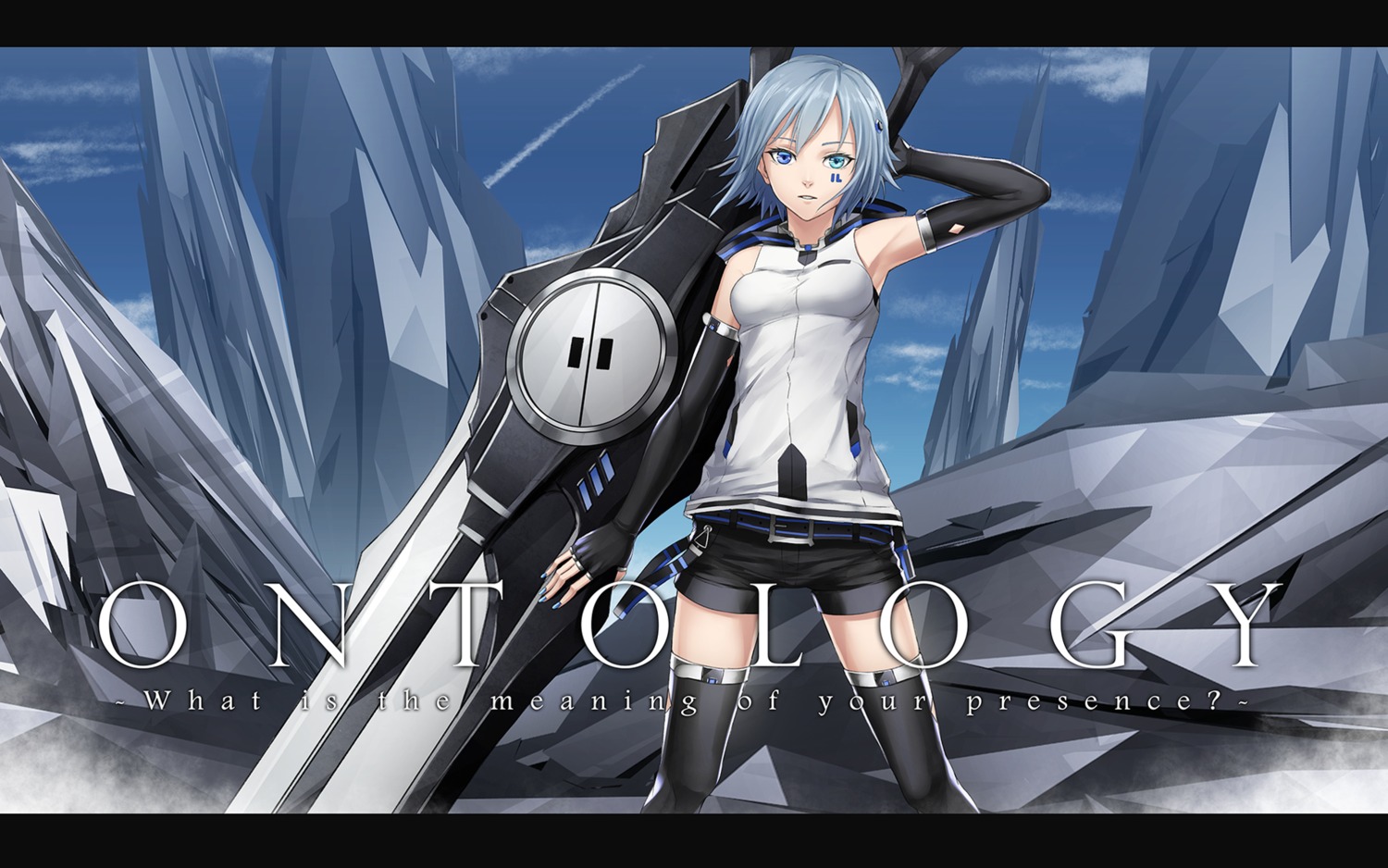 heterochromia, il_(sugi_214), sugi_214, sword, tattoo, thighhighs, wallpaper