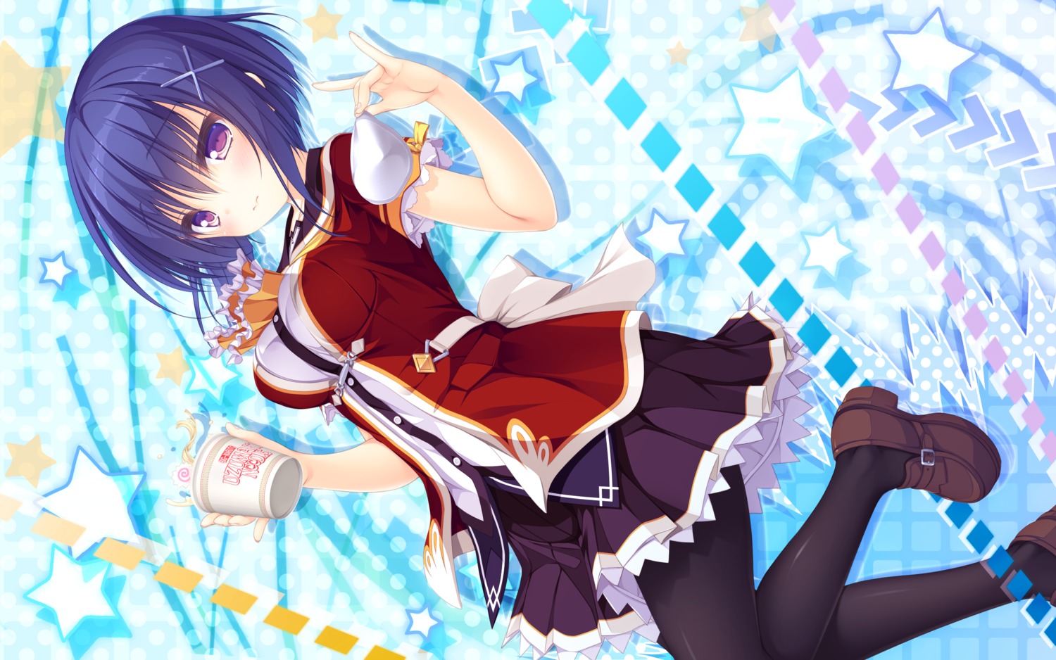 hatsujou_sprinkle, mikagami_mamizu, momosaki_shizuku, pantyhose, seifuku, wallpaper, whirlpool