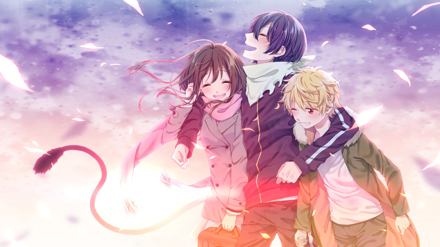 hina_(hinalovesugita), iki_hiyori, noragami, yato, yukine_(noragami)
