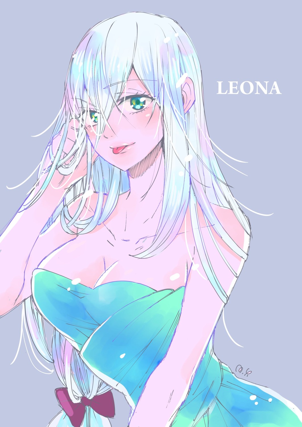 cleavage, dress, miyamura_leona, yamada-kun_to_7-nin_no_majo, yoshikawa_miki