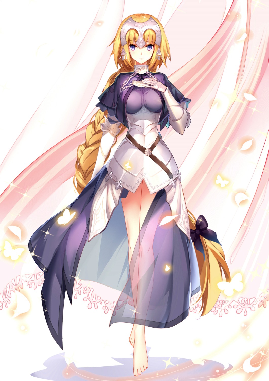 armor, fate/apocrypha, fate/stay_night, gekka_nanako, jeanne_d'arc, jeanne_d'arc_(fate), see_through