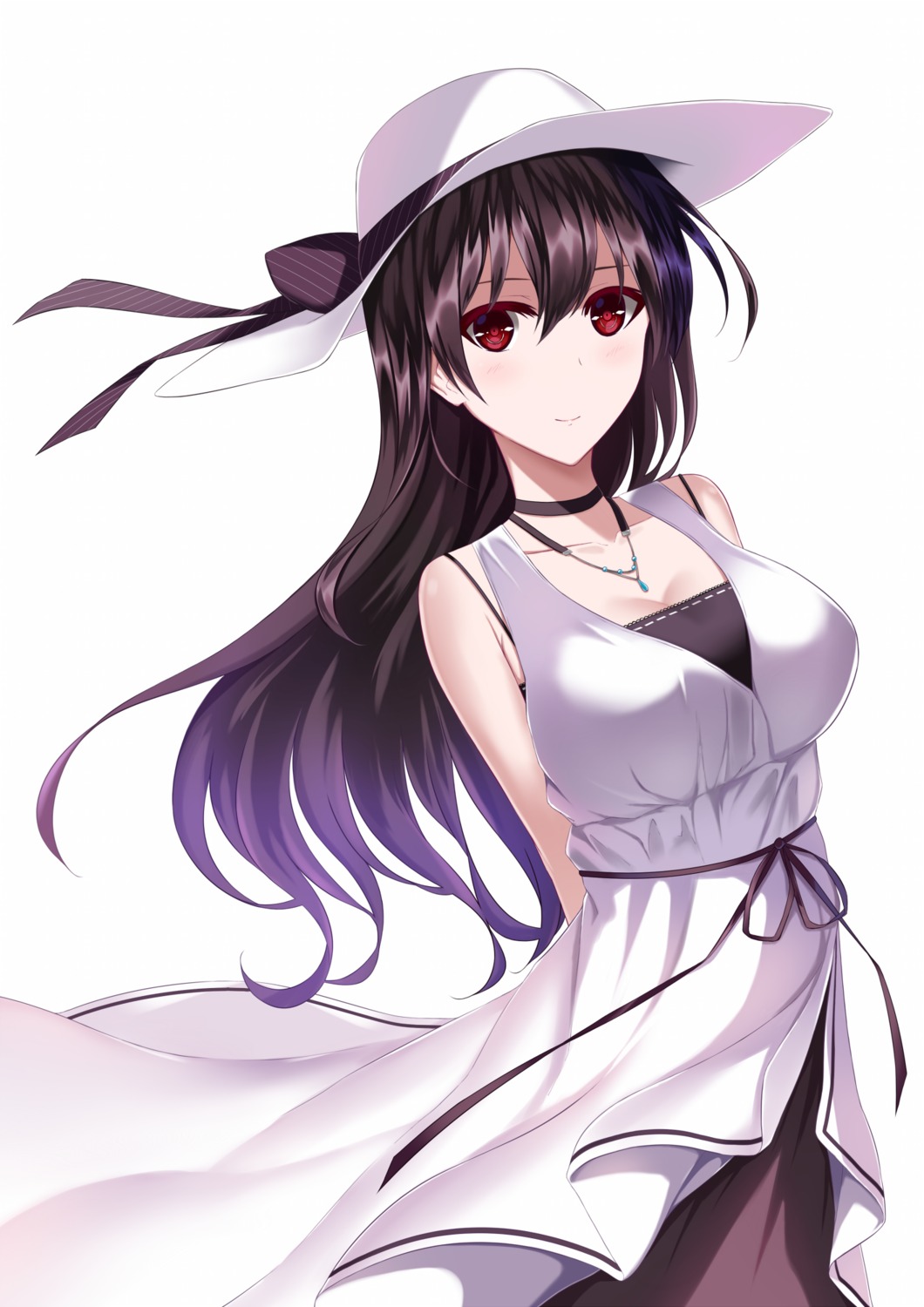 cleavage, dress, kasumigaoka_utaha, ruri_tateha, saenai_heroine_no_sodatekata, summer_dress