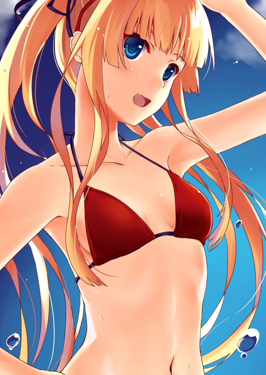 bikini_top, cleavage, mizuki_ame, saenai_heroine_no_sodatekata, sawamura_spencer_eriri, swimsuits