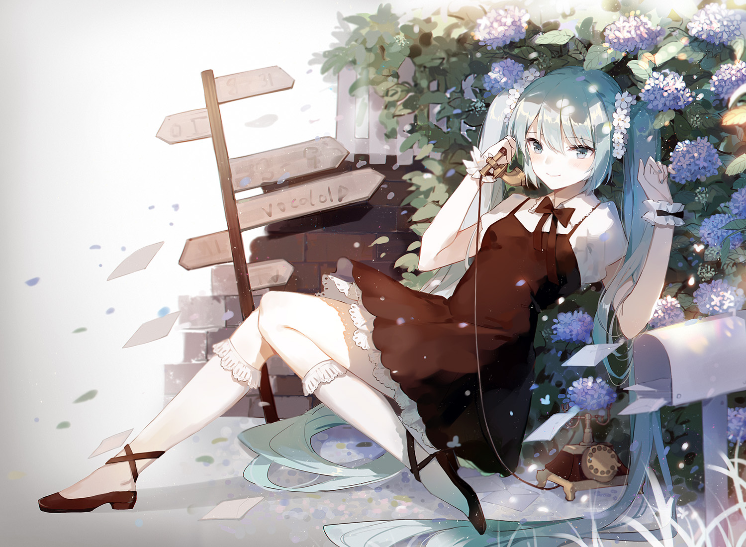 aiko_(kanl), dress, hatsune_miku, vocaloid