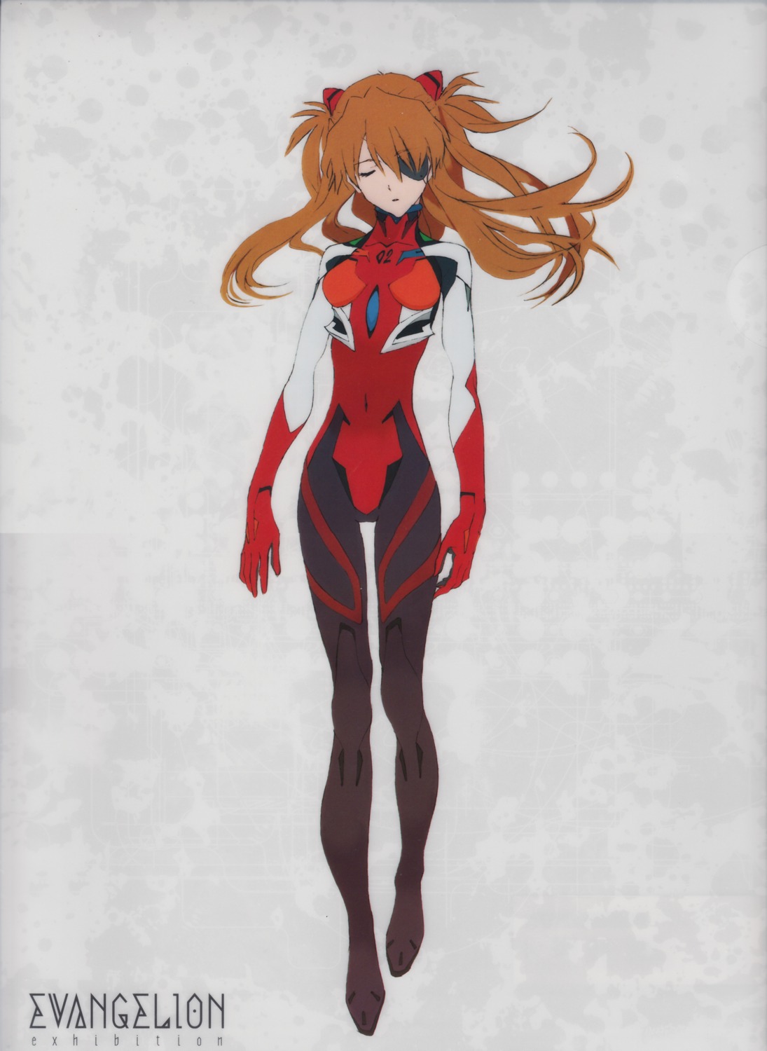 bodysuit, eyepatch, honda_takeshi, neon_genesis_evangelion, souryuu_asuka_langley