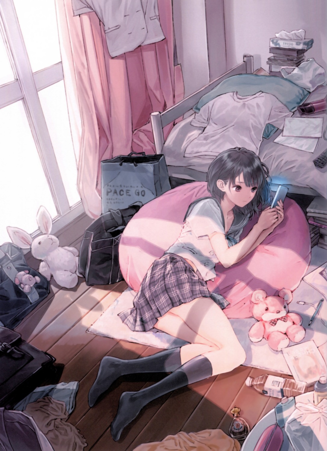 blue_reflection, gust_(company), kishida_mel, seifuku, shirai_hinako