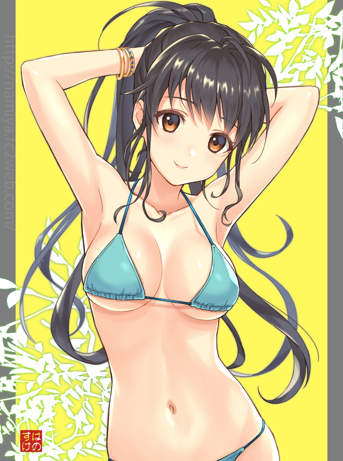 bikini, cleavage, hanosuke, swimsuits, transparent_png, underboob