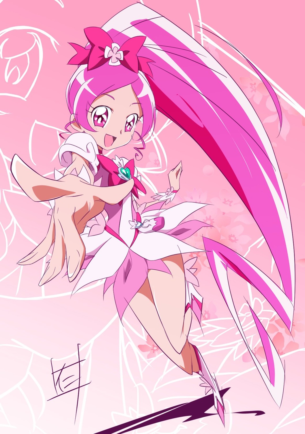 hanasaki_tsubomi, heartcatch_precure!, nii_manabu, precure