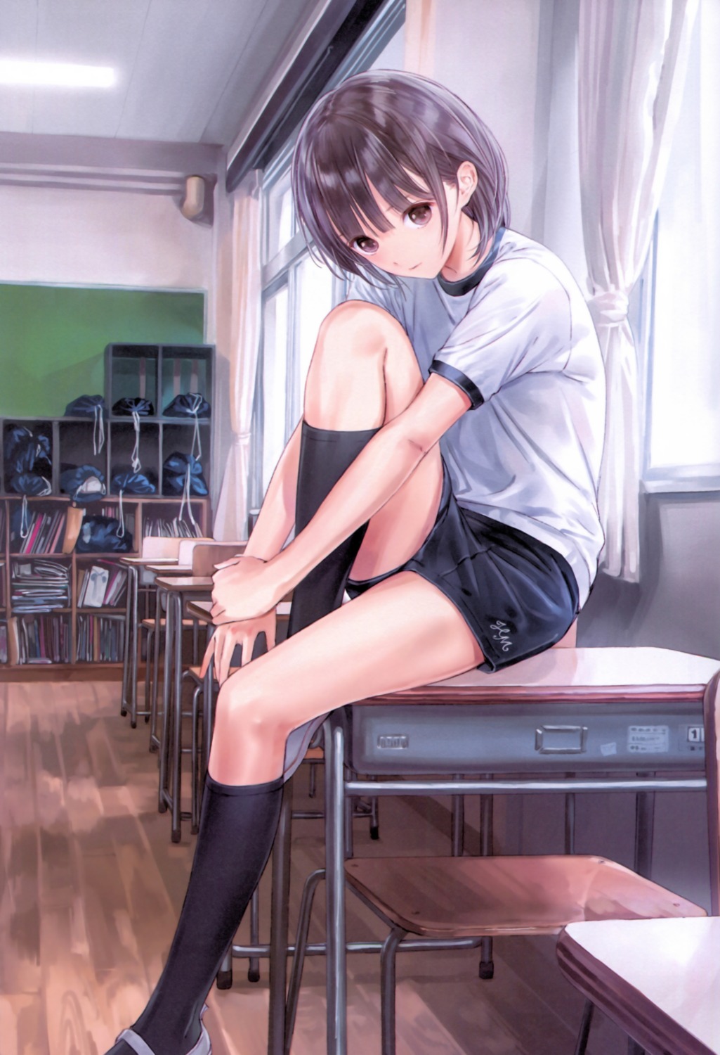 blue_reflection, gust_(company), gym_uniform, kishida_mel, shirai_hinako