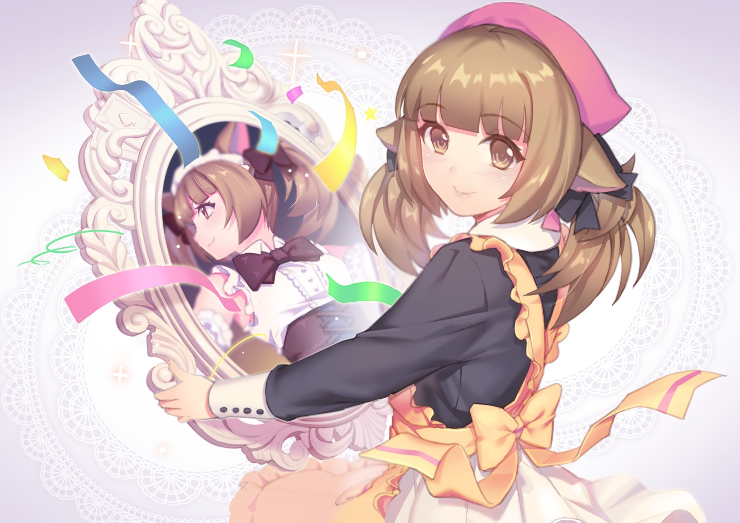 animal_ears, fiodo, maid
