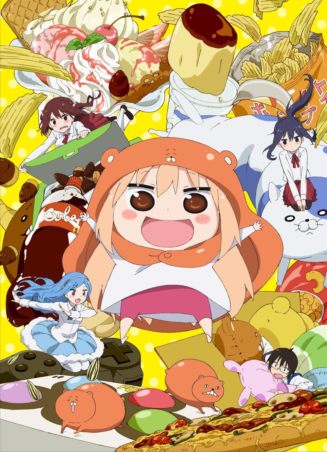 chibi, doma_taihei, doma_umaru, ebina_nana, himouto!_umaru-chan, megane, motoba_kirie, seifuku
