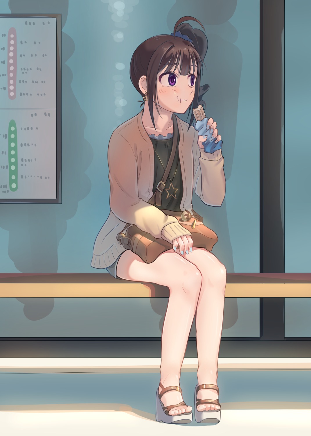 heels, kamille_(vcx68), sweater, the_idolm@ster, the_idolm@ster_million_live!, yokoyama_nao