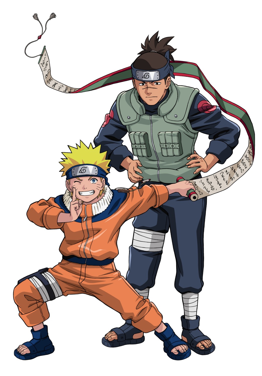 male, naruto, umino_iruka, uzumaki_naruto, vector_trace