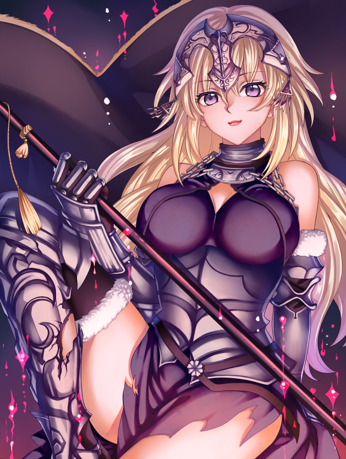 armor, cleavage, fate/apocrypha, fate/grand_order, fate/stay_night, jeanne_d'arc, jeanne_d'arc_alter_(fate), lalatia-meai
