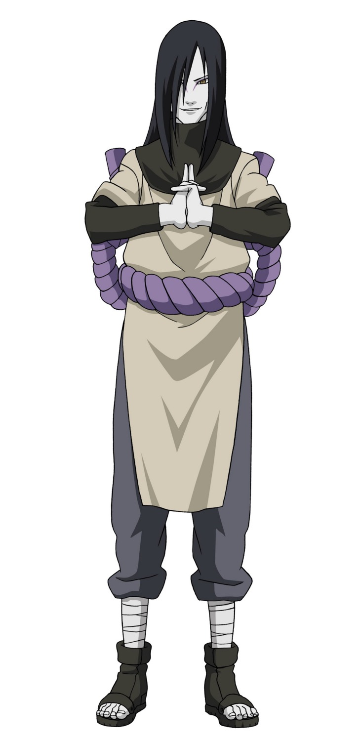 male, naruto, orochimaru, vector_trace