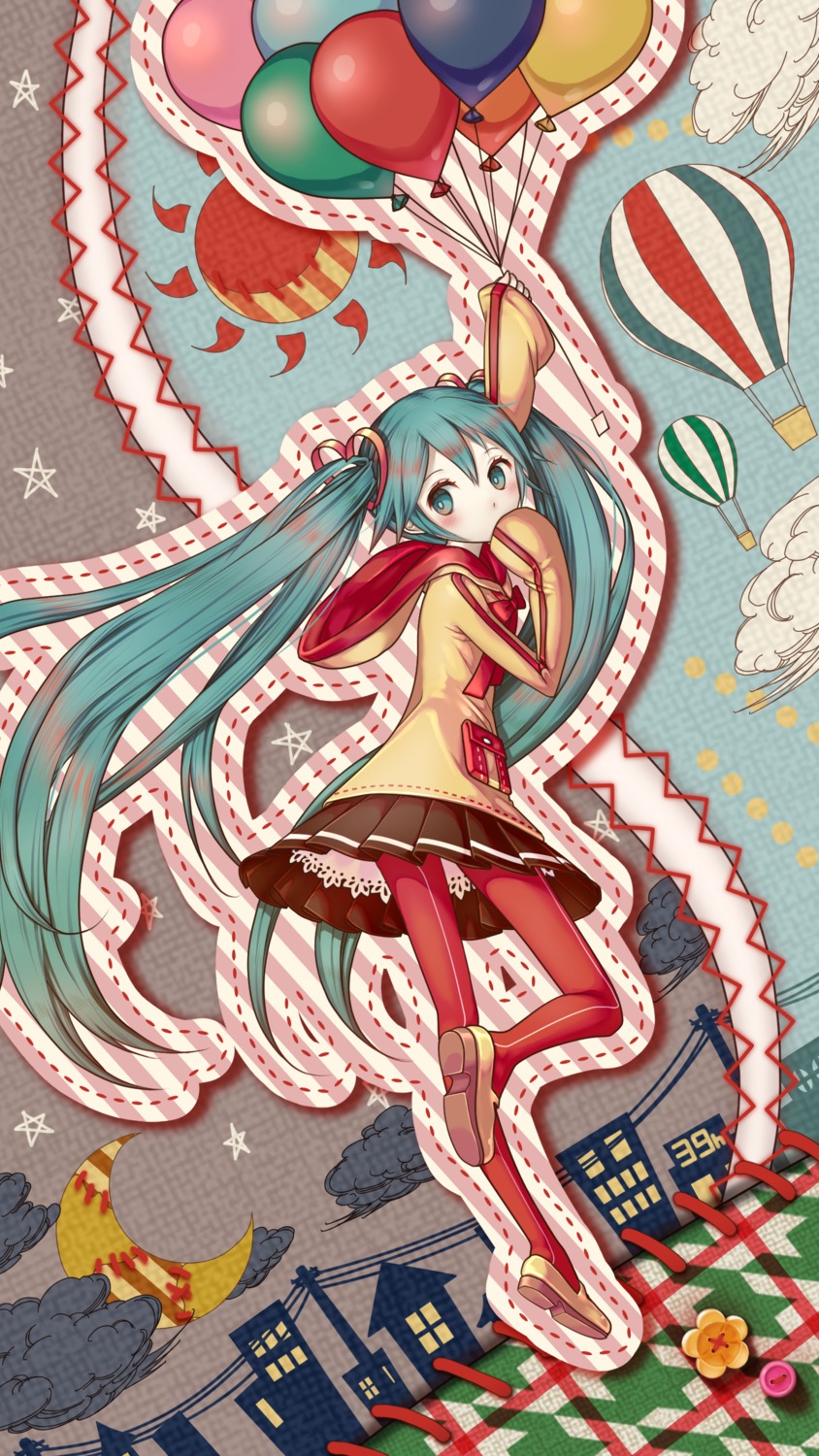 daisan_oujo, hatsune_miku, pantyhose, vocaloid