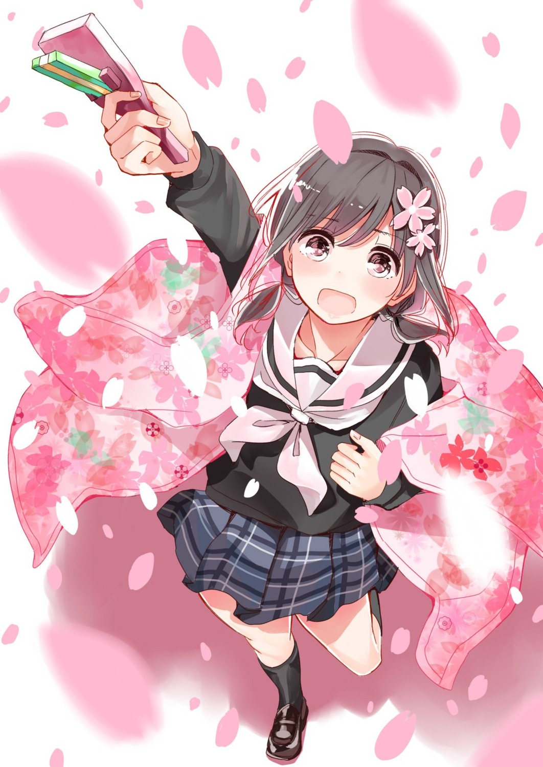 hanayamata, japanese_clothes, nyoi_jizai, seifuku, sekiya_naru