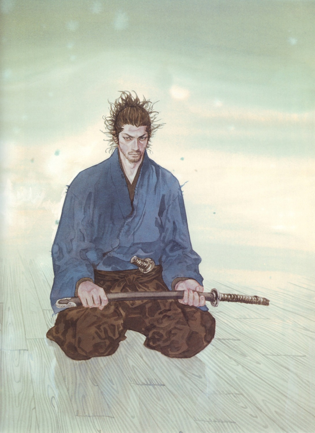 inoue_takehiko, male, miyamoto_musashi, sword, vagabond