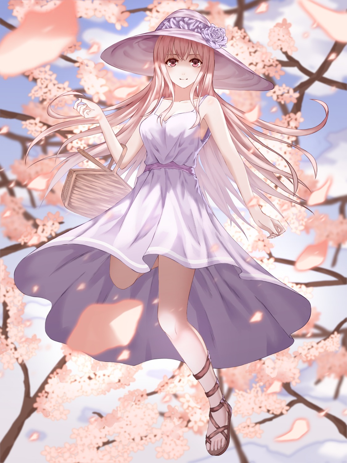 cleavage, dress, summer_dress, yagyun