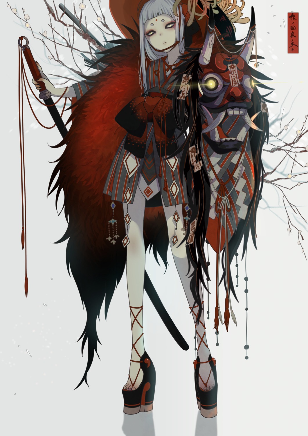 japanese_clothes, nanahara_shie, sword