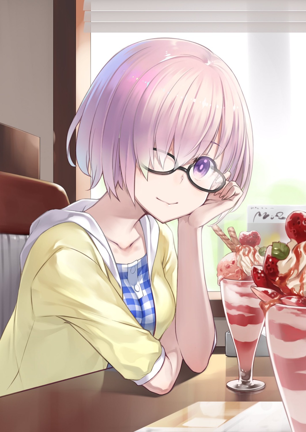 fate/grand_order, lasa_(lasa1116), mash_kyrielight, megane