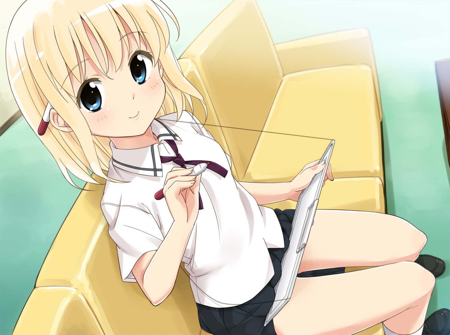 aislinn_wishart, moso, saki, saki:_zenkoku-hen, seifuku