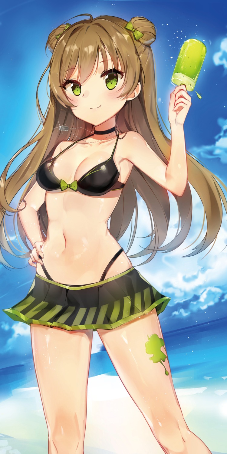 bikini, cleavage, cream, girls_frontline, jksh5056, rfb_(girls_frontline), swimsuits