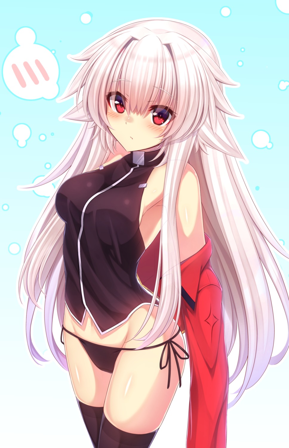 murasame_shia, pantsu, string_panties, thighhighs