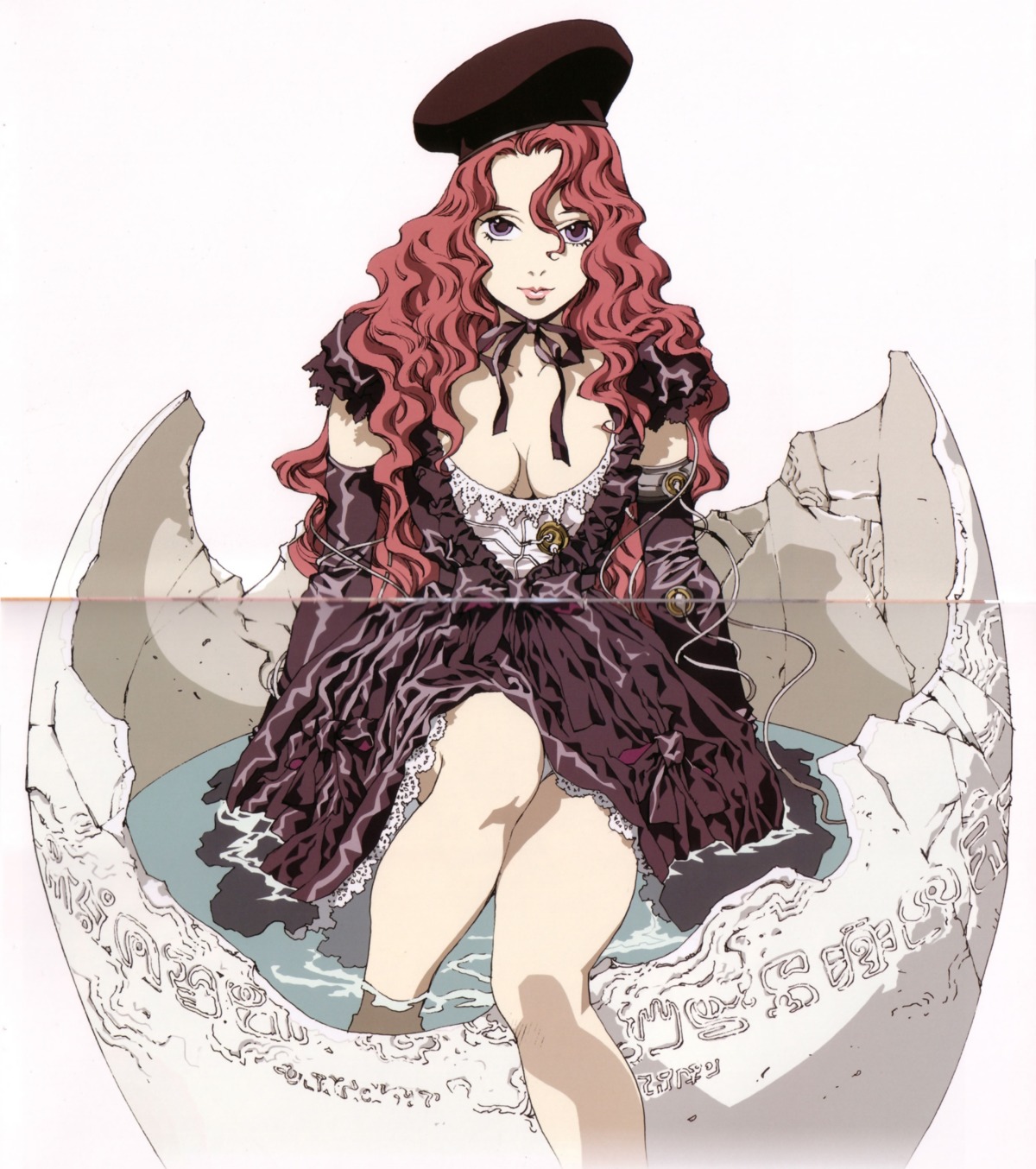 cleavage, crease, dress, fixme, kisaragi_quon, rahxephon, yamada_akihiro