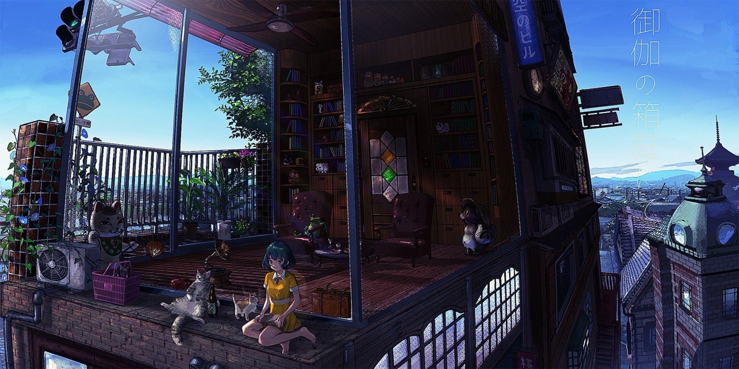 dress, lal!role, landscape, neko