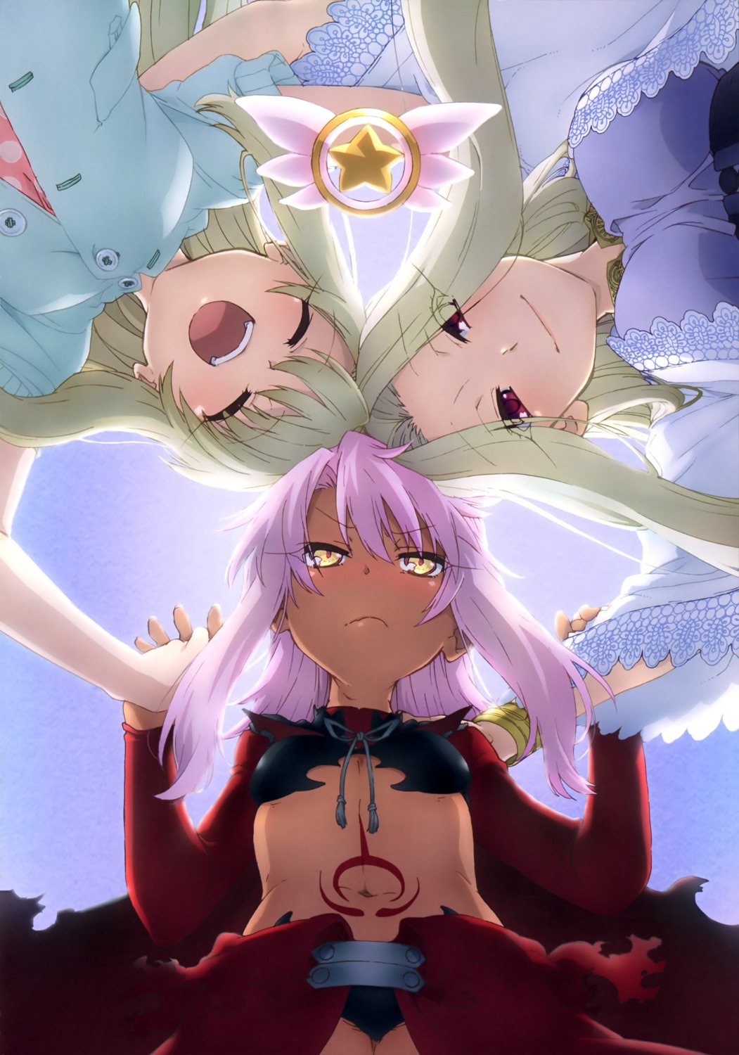 chloe_von_einzbern, fate/kaleid_liner_prisma_illya, fate/stay_night, illyasviel_von_einzbern, irisviel_von_einzbern, tattoo
