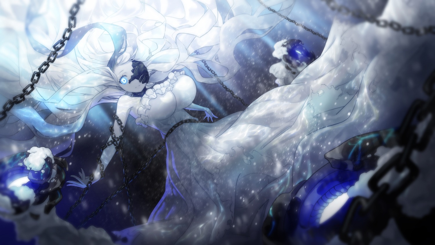abyssal_jellyfish_hime, bondage, dress, kantai_collection, songchuan_li