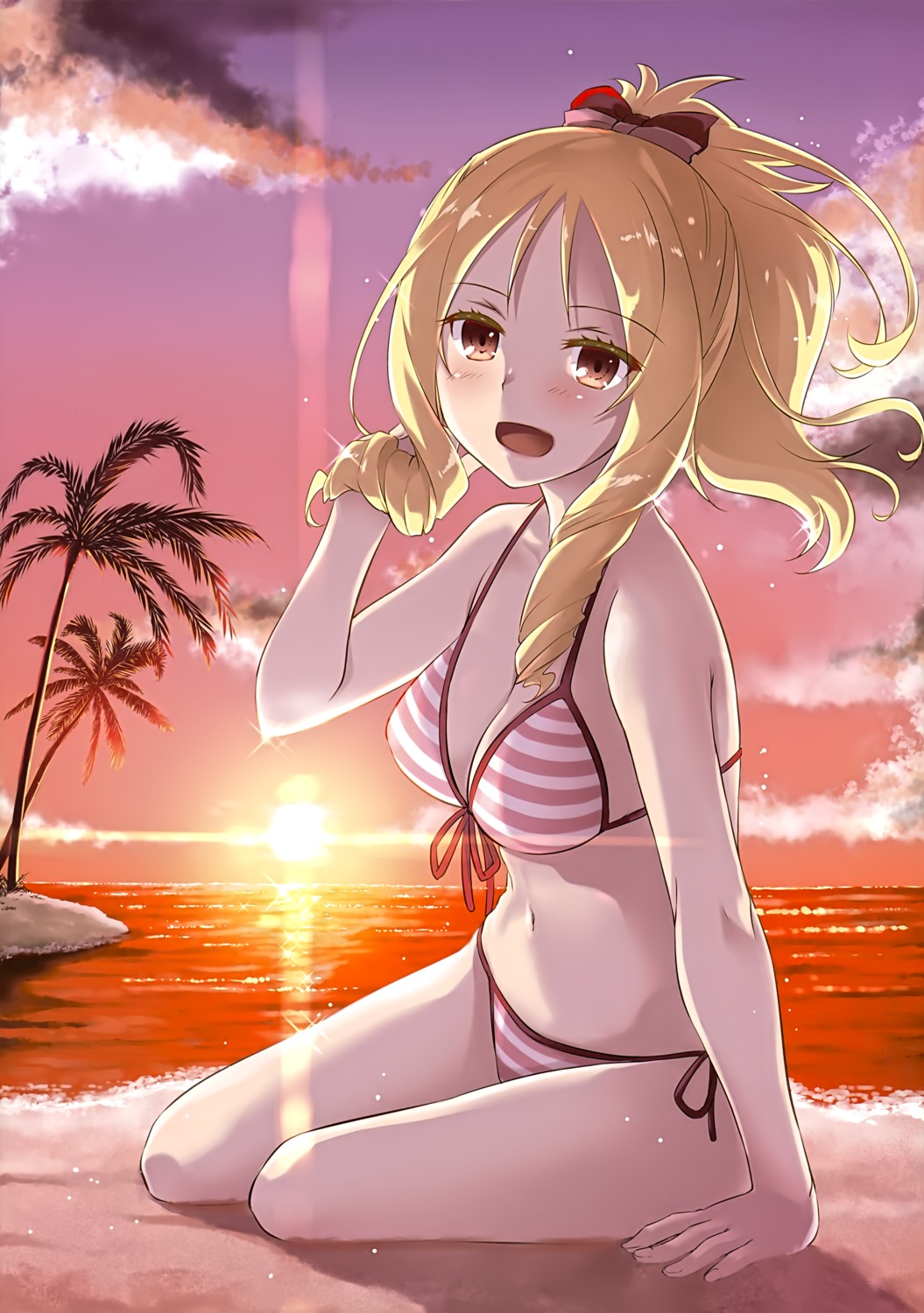 bikini, cleavage, eromanga-sensei, nakajima_yuka, swimsuits, tabgraphics, yamada_elf