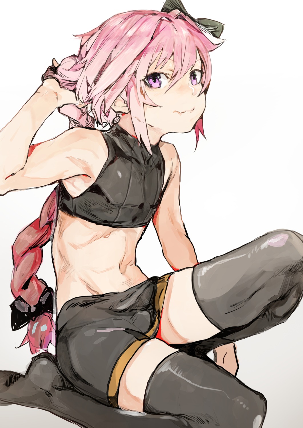 astolfo_(fate), fate/apocrypha, fate/grand_order, fate/stay_night, hiranko, thighhighs, trap