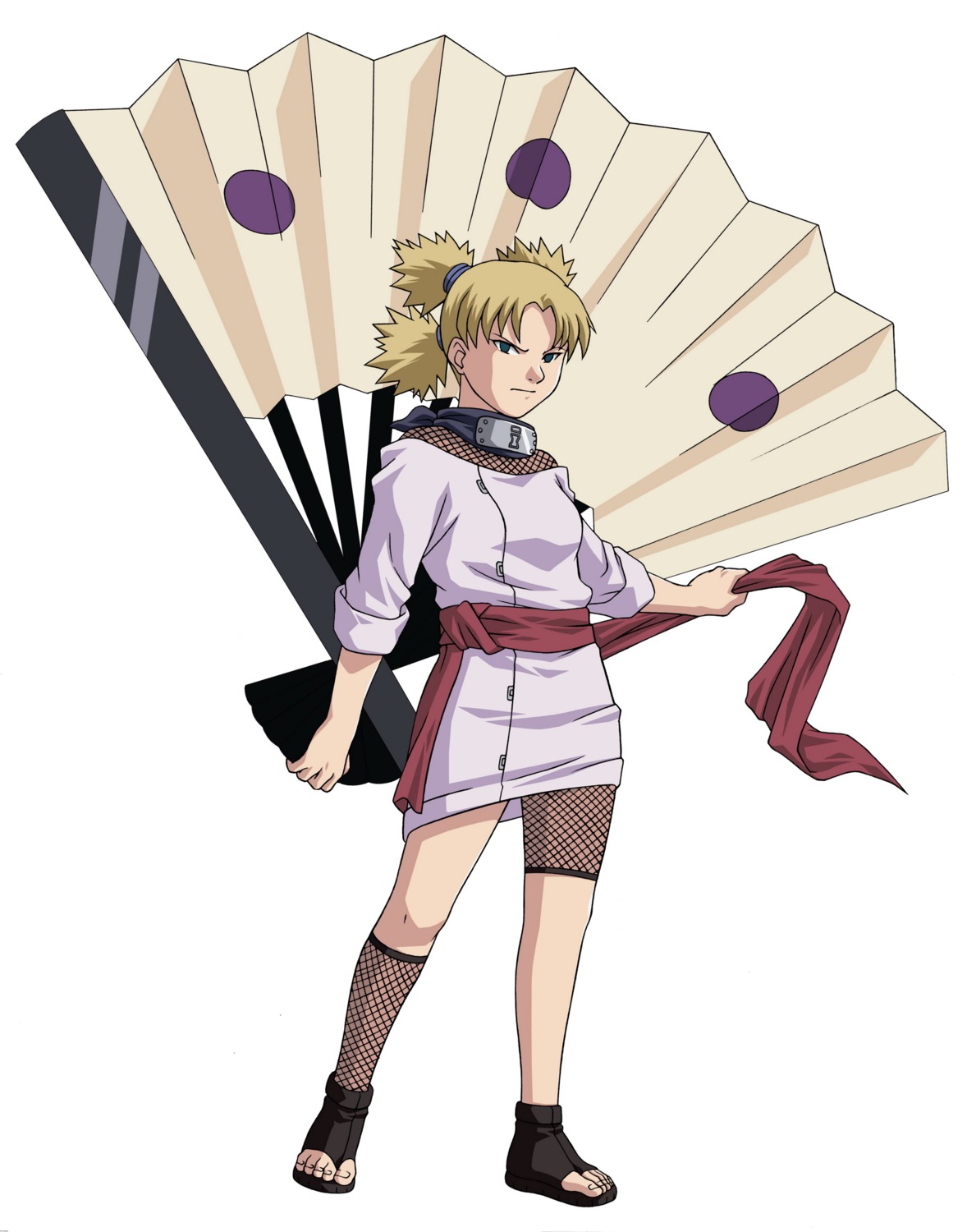 naruto, temari_(naruto), vector_trace