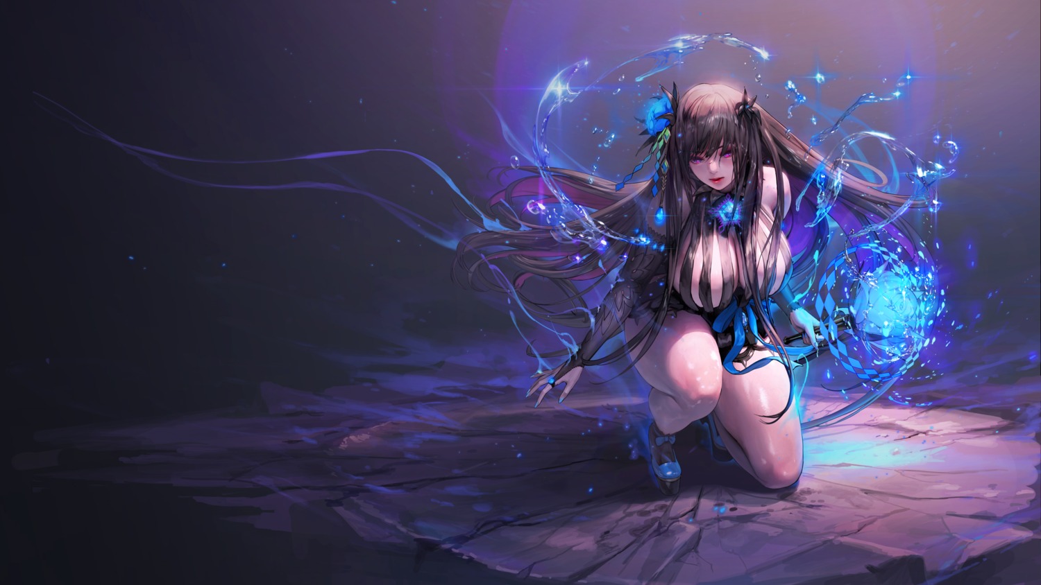 destiny_child, eve_(destiny_child), heels, hyulla, wallpaper, weapon