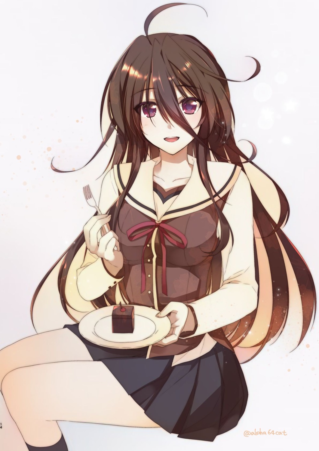 alpha, g_senjou_no_maou, seifuku, usami_haru