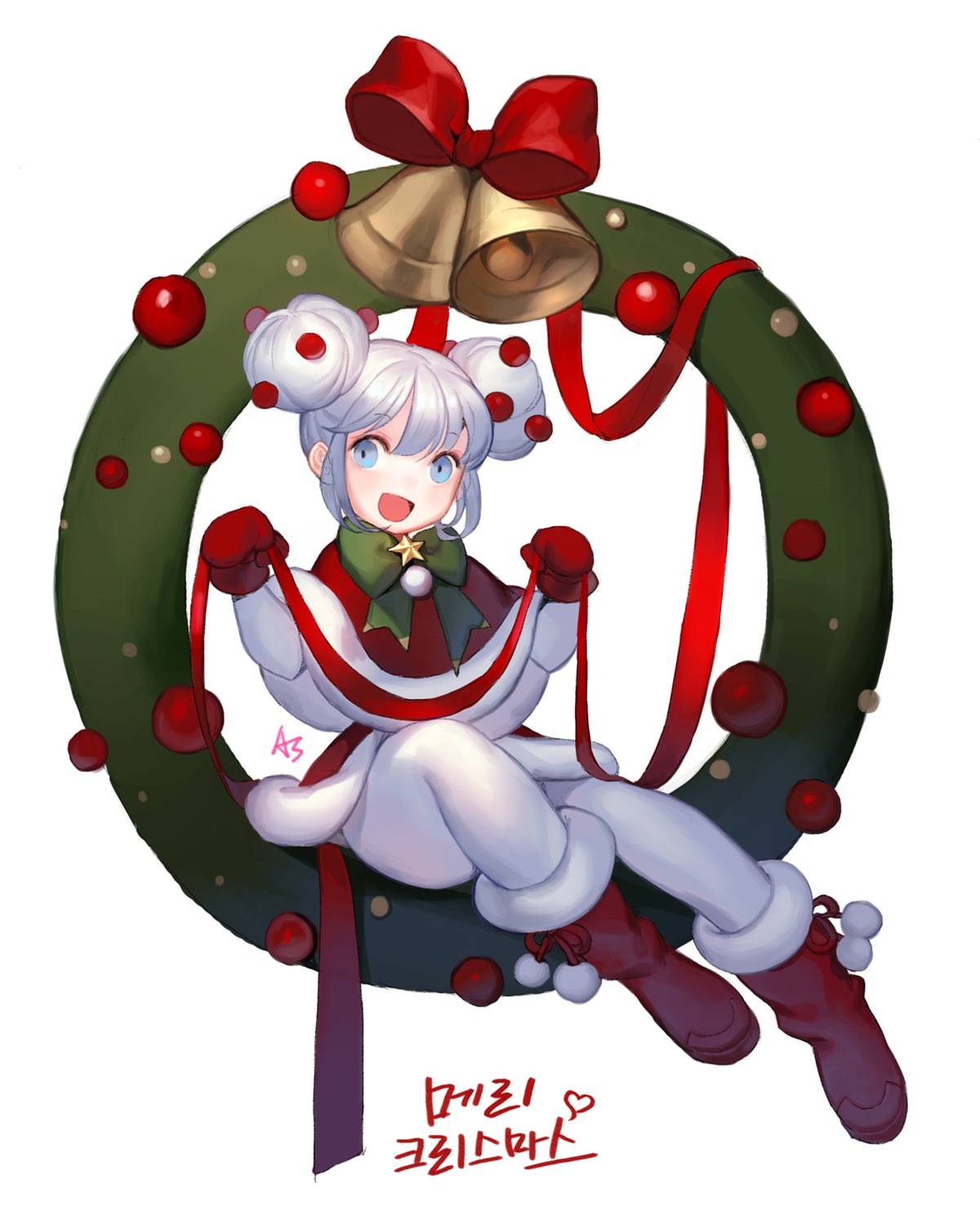 ask_(dreaming_cat), christmas, dress, pantyhose