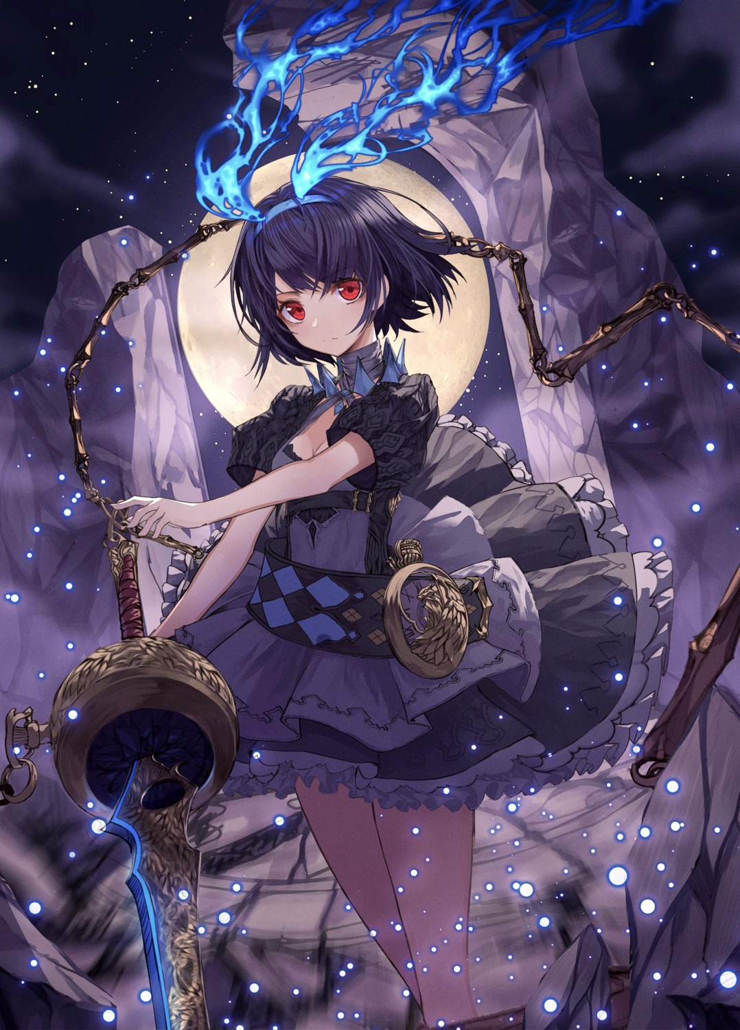 alice_(sinoalice), cleavage, dress, lota, sinoalice, sword