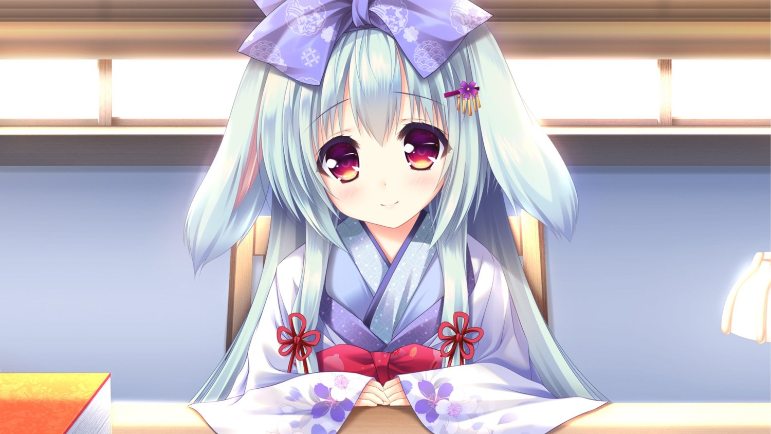 animal_ears, game_cg, kimono, lump_of_sugar, moekibara_fumitake, tarumi_konoha, yorite_konoha_wa_kurenai_ni