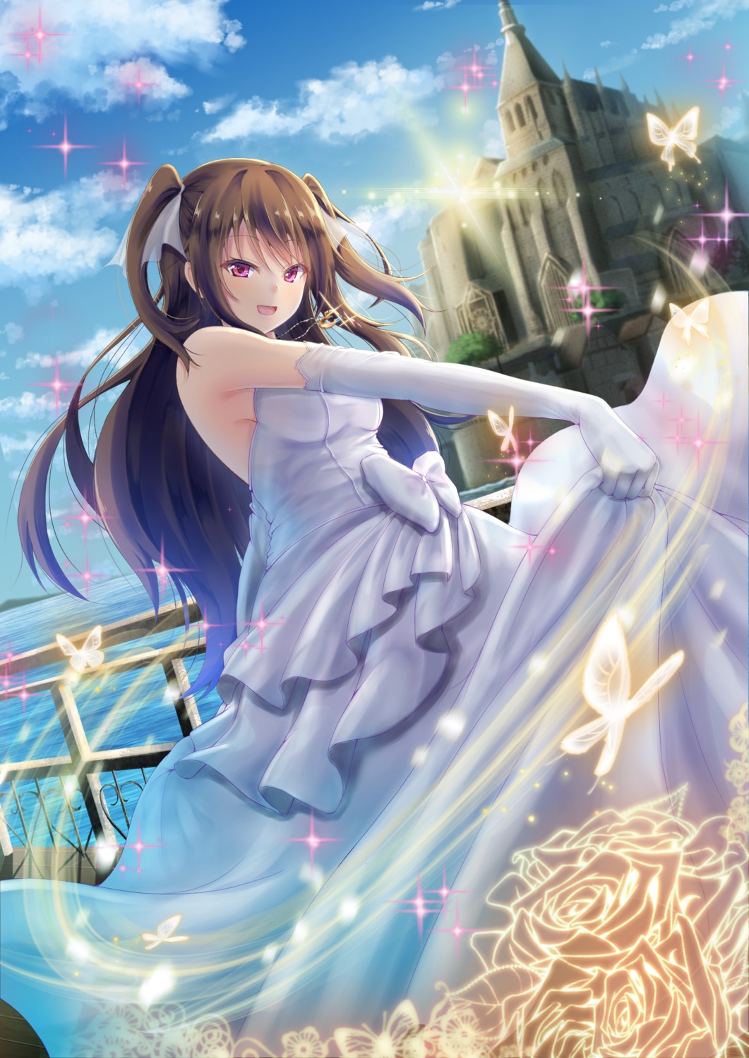 denpa_(denpae29), dress, wedding_dress