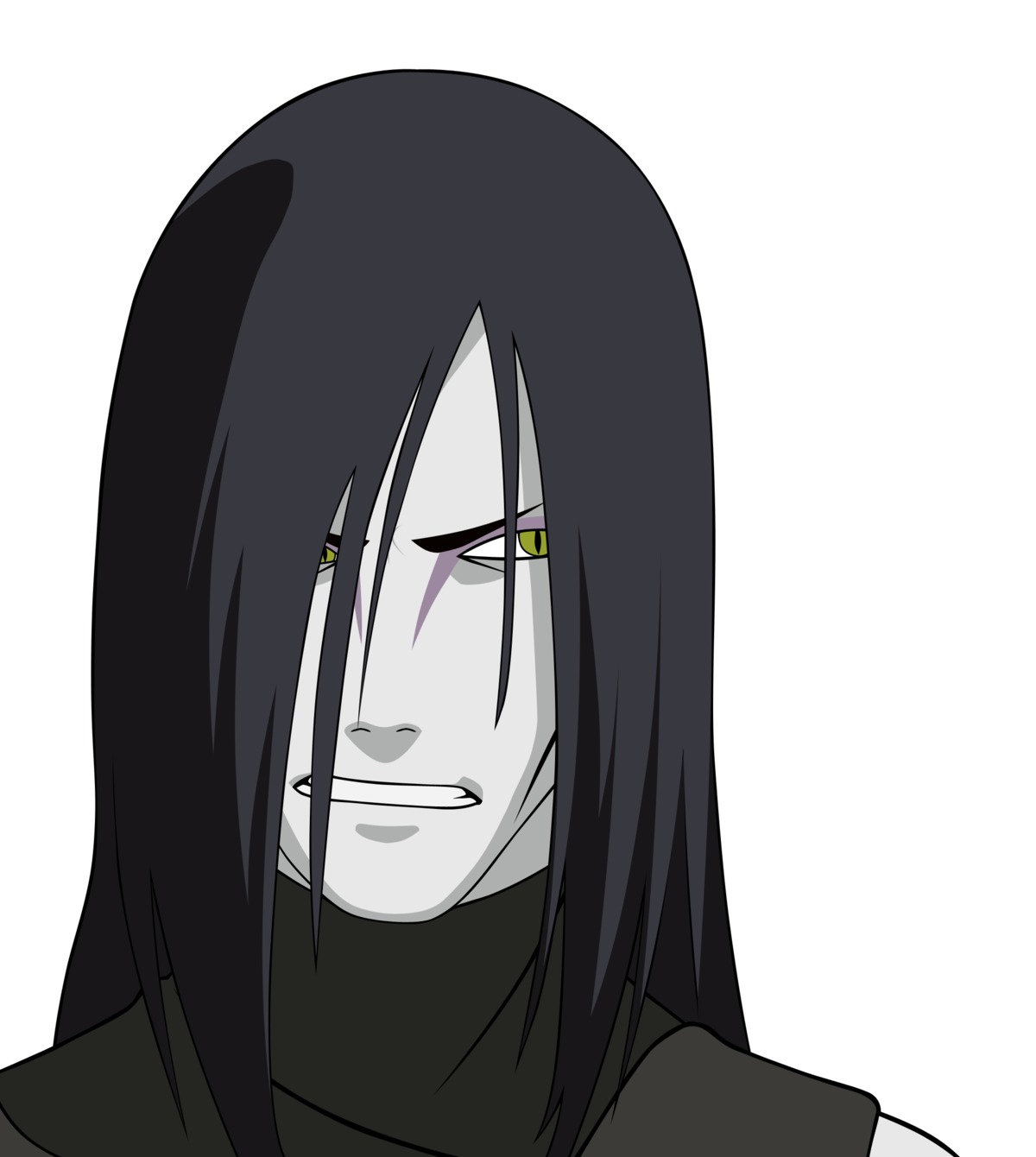 male, naruto, orochimaru, vector_trace