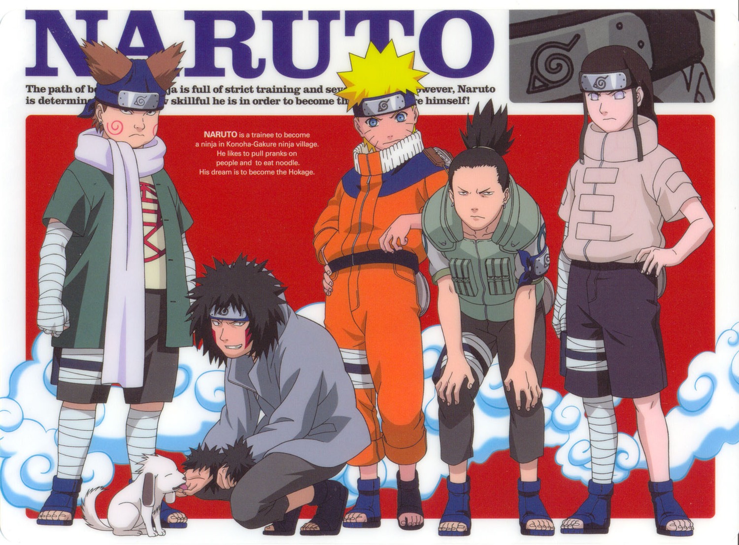 akimichi_choji, hyuuga_neji, inuzuka_kiba, male, nara_shikamaru, naruto, uzumaki_naruto