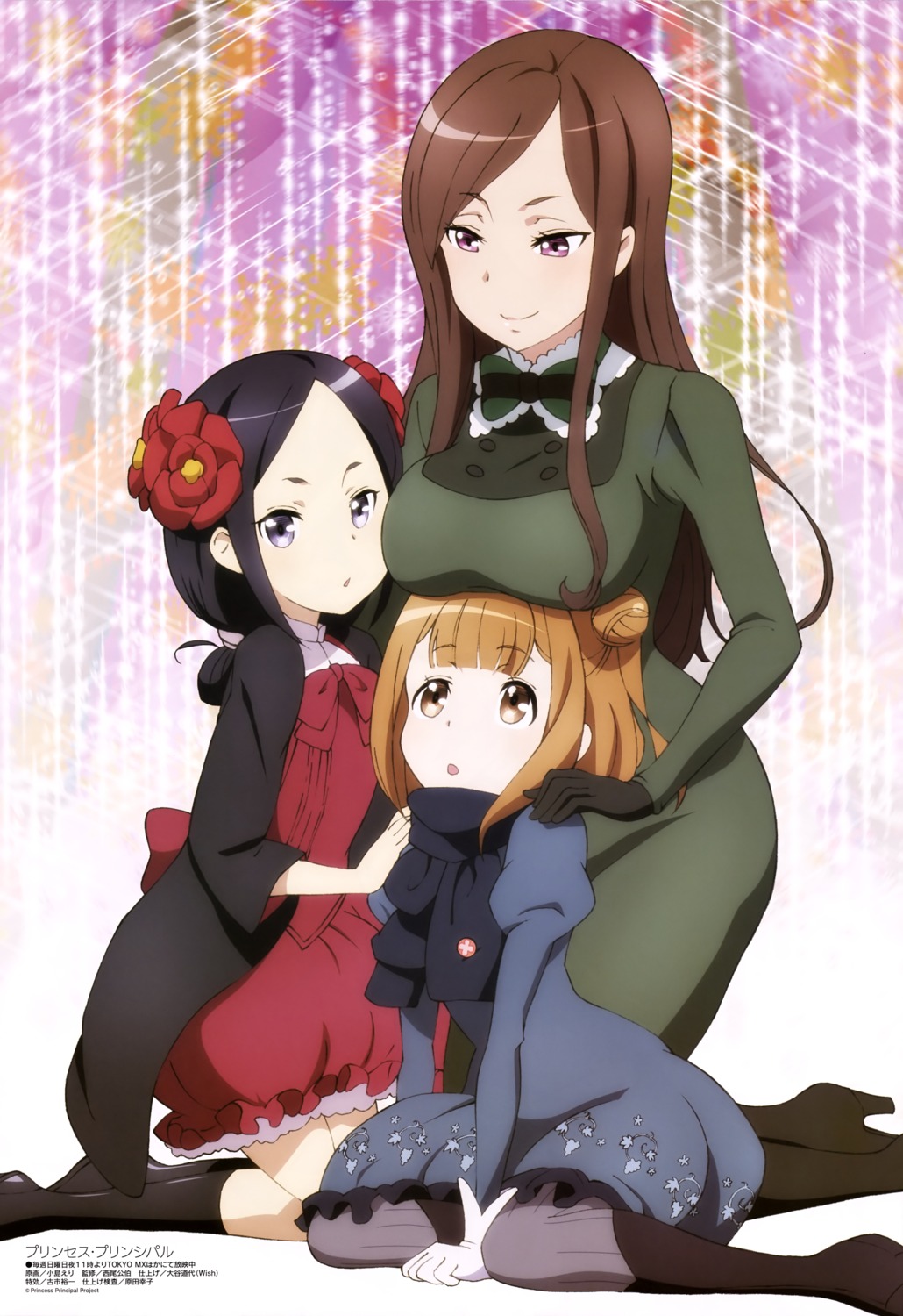 beatrice_(princess_principal), chise_(princess_principal), dorothy_(princess_principal), dress, heels, kojima_eri, pantyhose, princess_principal