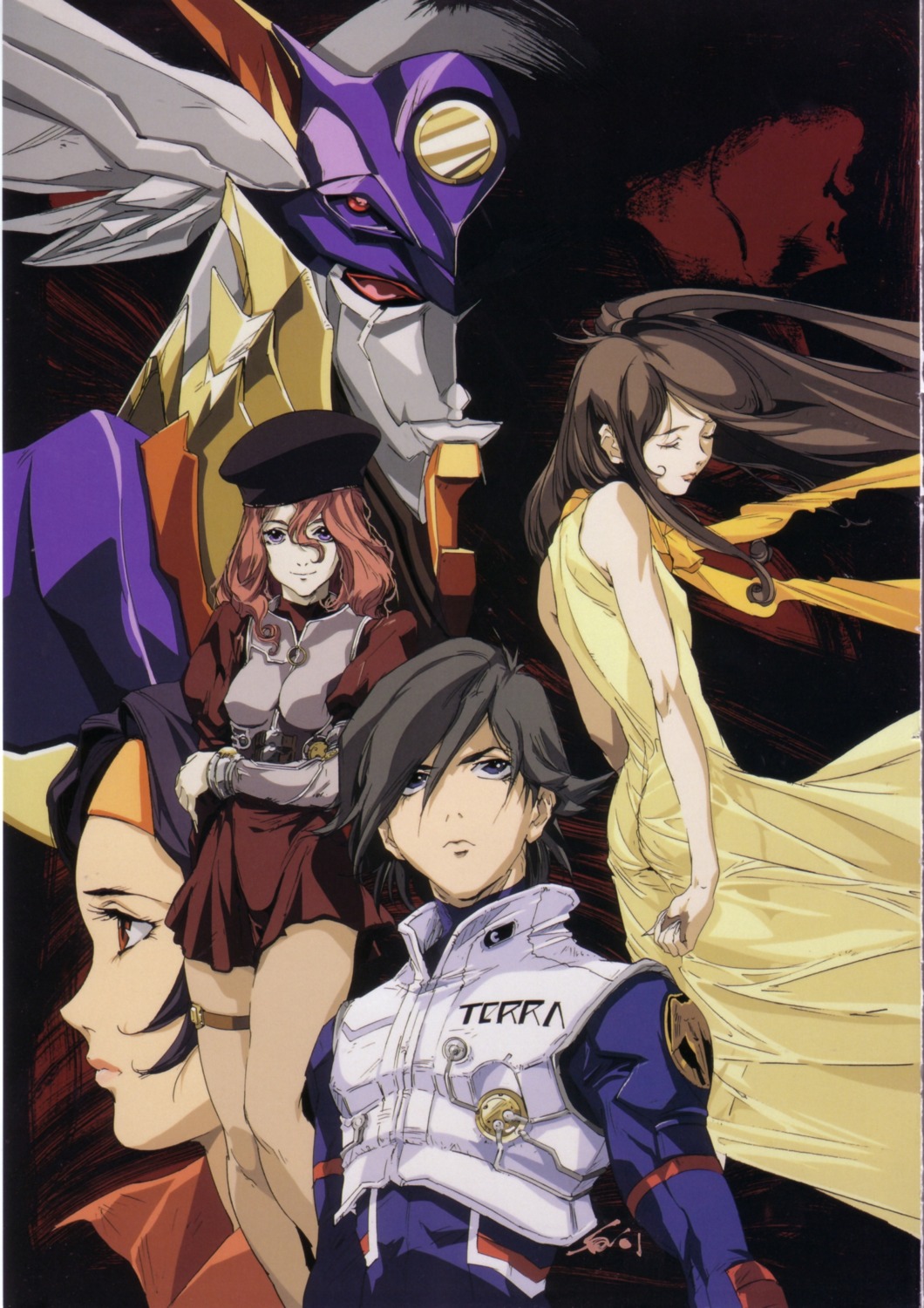 kamina_ayato, kisaragi_quon, mishima_reika, rahxephon, shitow_haruka