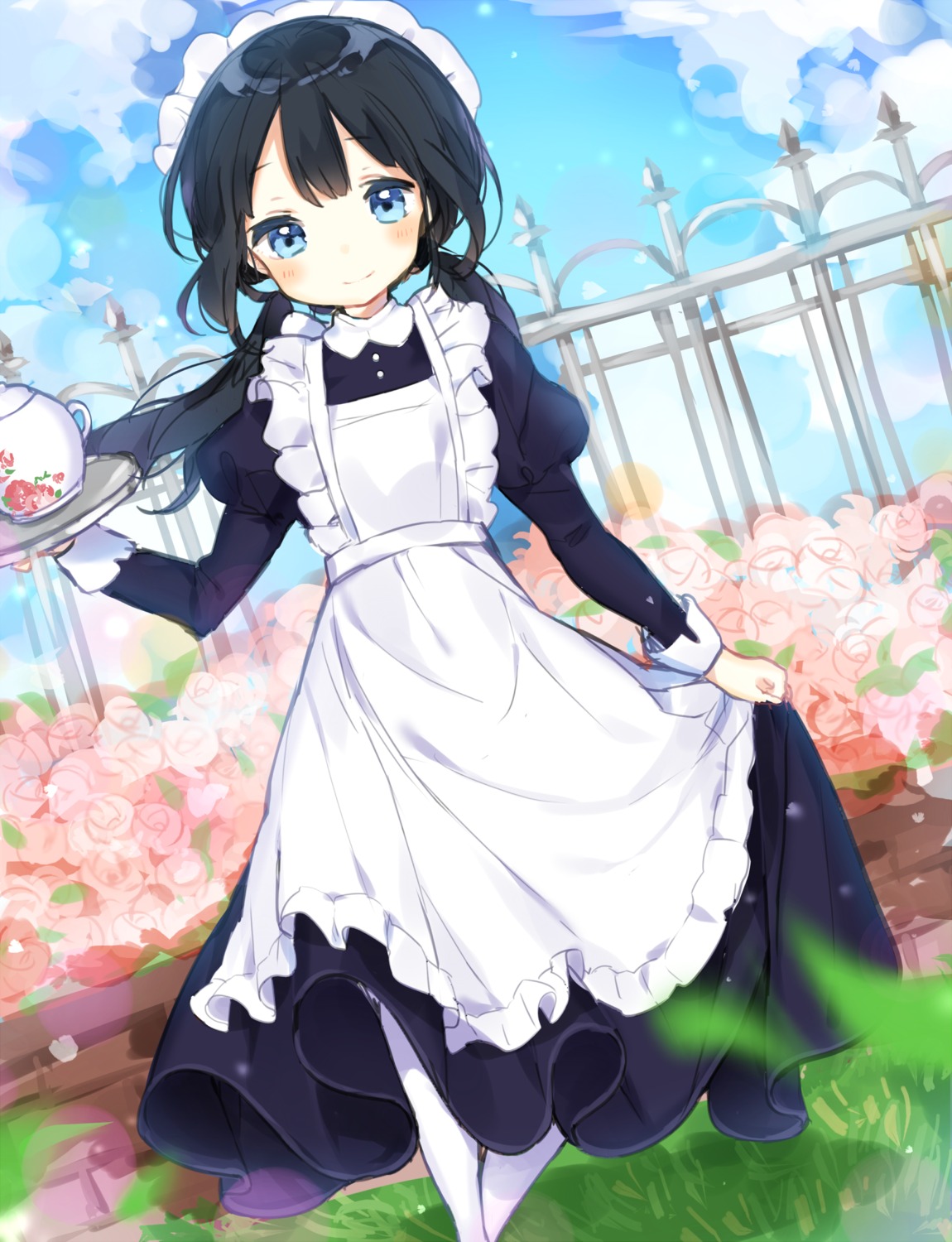maid, ongyageum, pantyhose
