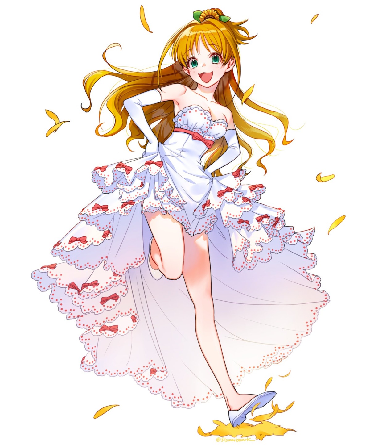 dress, hana_shiori, hino_akane_(idolm@ster), the_idolm@ster, the_idolm@ster_cinderella_girls, wedding_dress