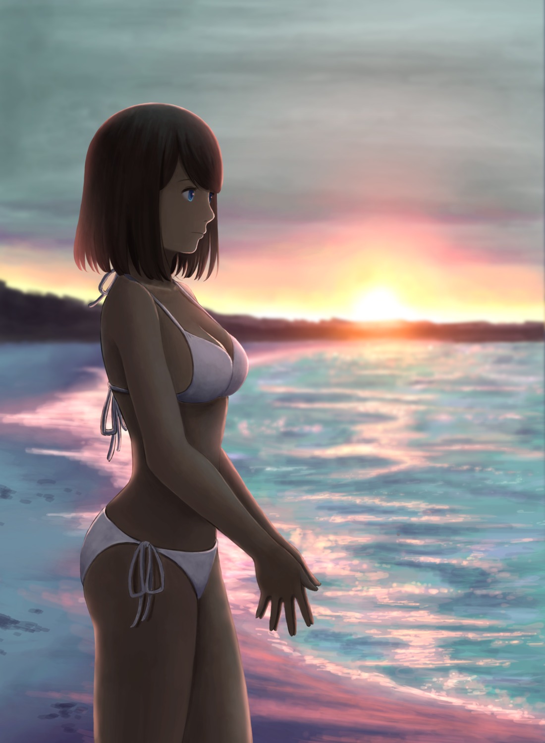 bikini, cleavage, landscape, onita, swimsuits