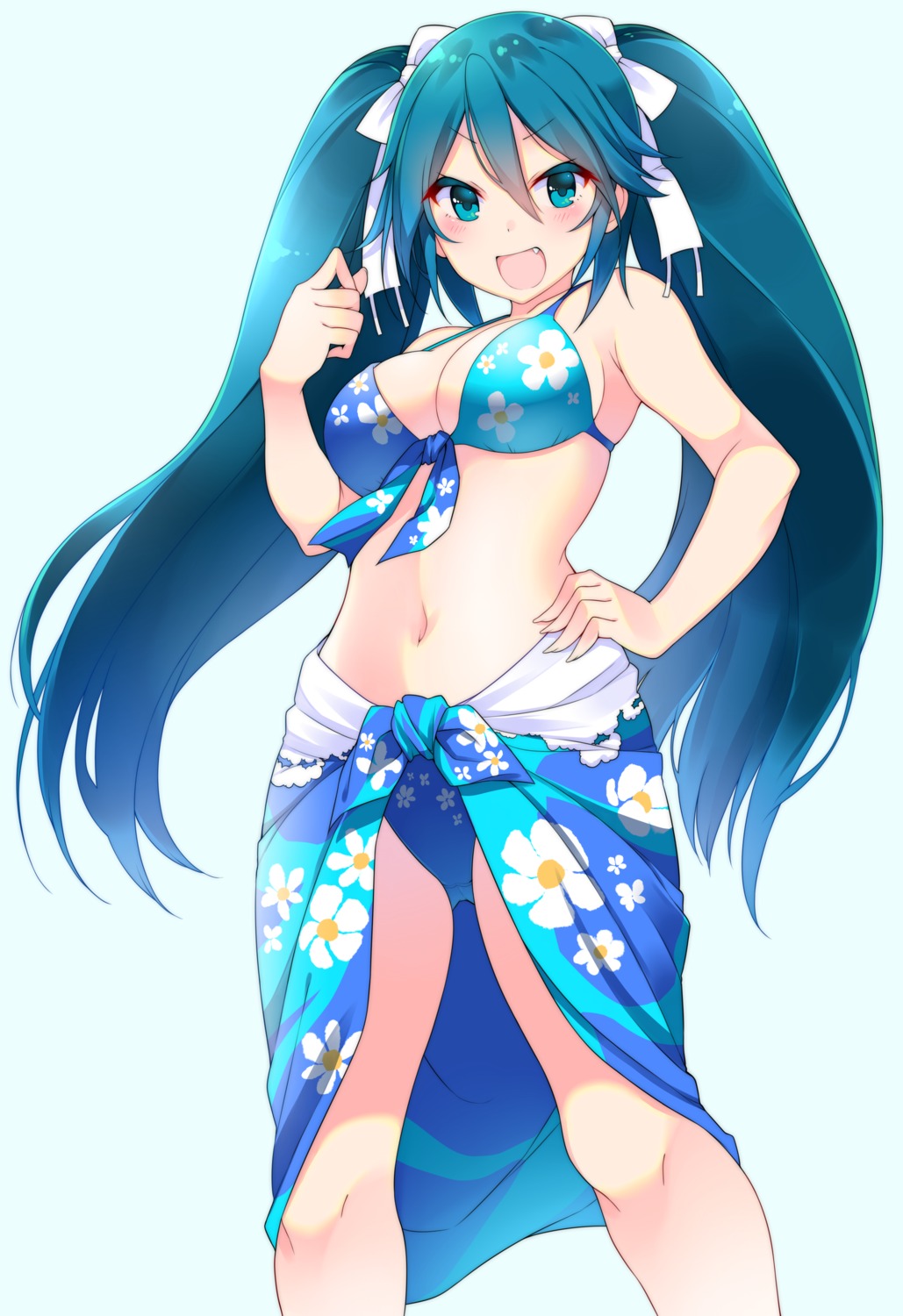 bikini, cleavage, isuzu_(kancolle), kantai_collection, matsunoki, swimsuits