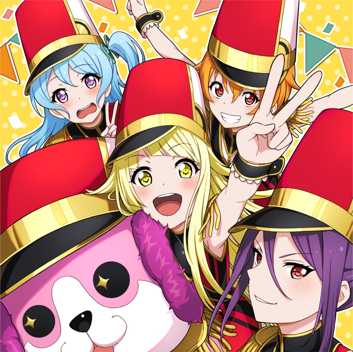 bang_dream!, kitazawa_hagumi, matsubara_kanon, michelle_(bang_dream!), seta_kaoru, tagme, tsurumaki_kokoro